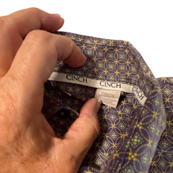 Cinch Men’s Western/Cowboy L/S Button Up Shirt - Picture 6 of 8